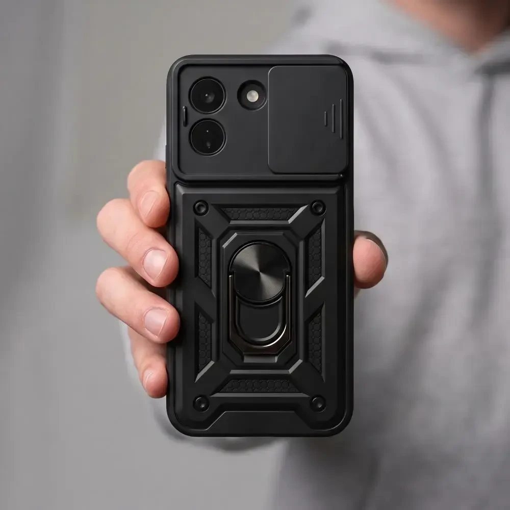 Dėklas Tech-Protect CamShield Pro Case for Xiaomi Redmi Note 17 Pro Max 5G - Juodas