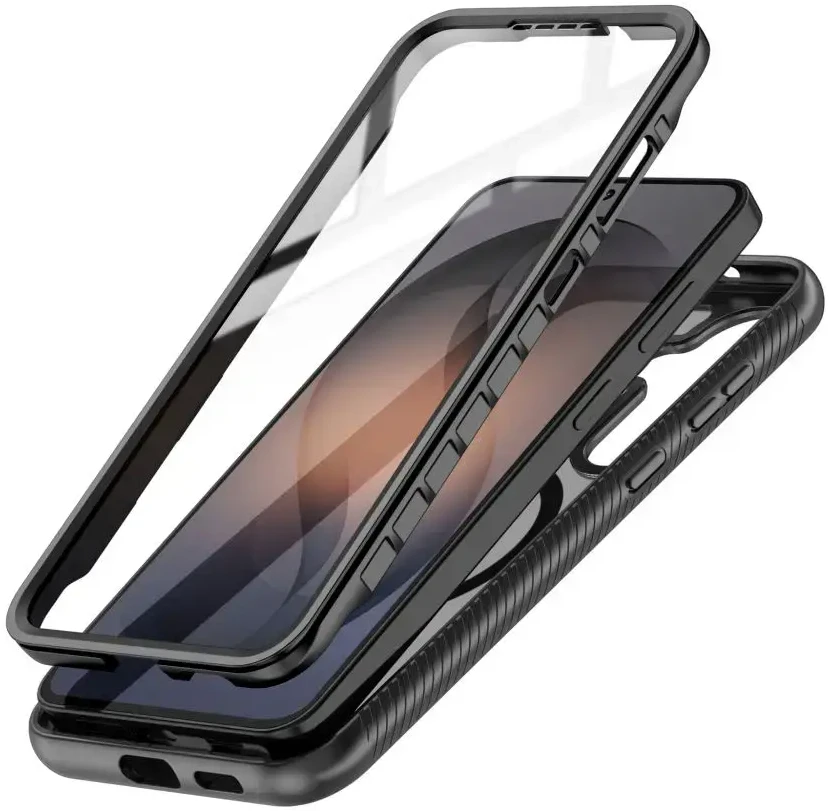 Dėklas Tech-Protect DEFENSE MagSafe Samsung Galaxy S26 FE MATINIS Juodas