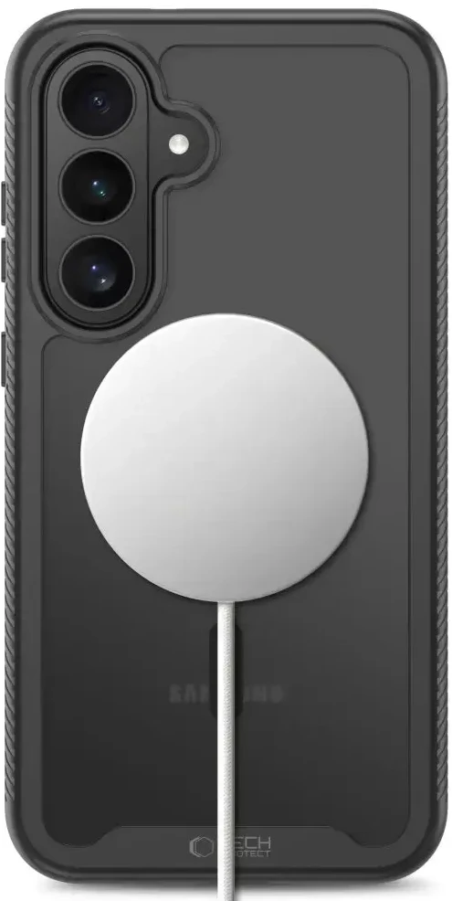 Dėklas Tech-Protect DEFENSE MagSafe Samsung Galaxy S26 FE MATINIS Juodas