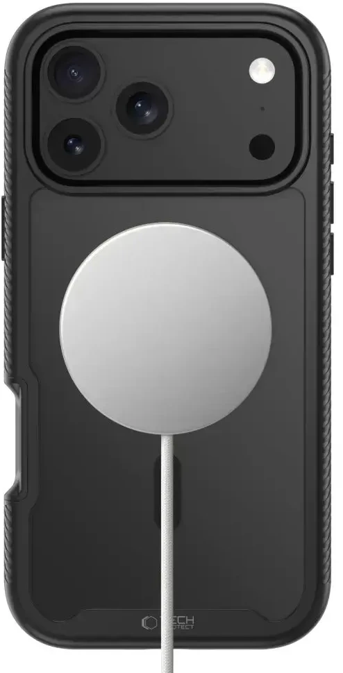 Dėklas Tech-Protect Defense Magsafe do iPhone 17 pro / 18 Pro matte juodas