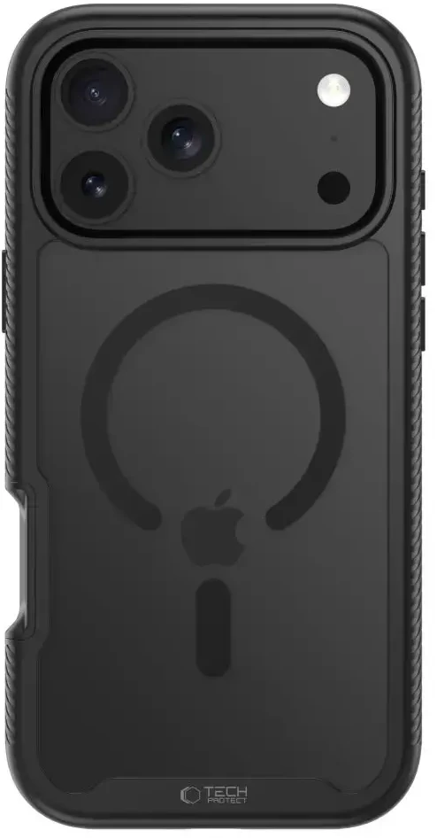 Dėklas Tech-Protect Defense Magsafe do iPhone 17 Pro Max / 18 Pro Max matte juodas