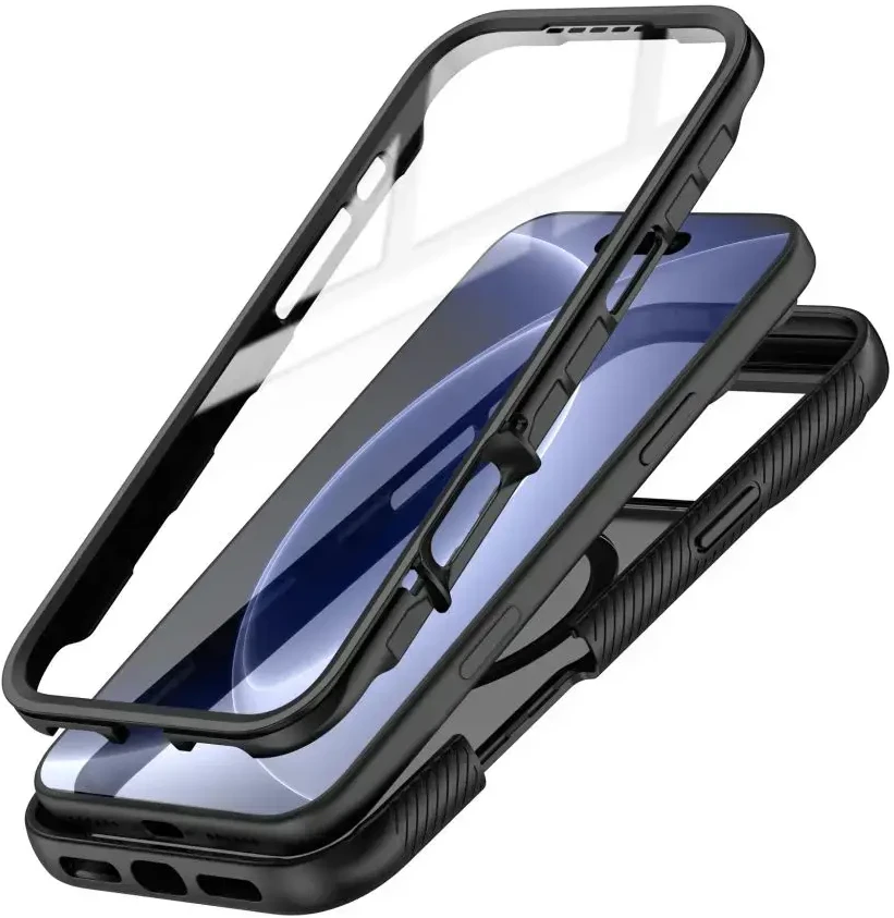 Dėklas Tech-Protect Defense Magsafe do iPhone 17 Pro Max / 18 Pro Max matte juodas