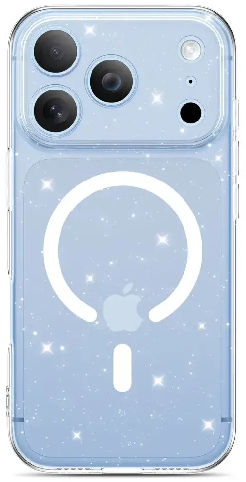 Dėklas Tech-Protect Flexair Magsafe iPhone 17 Pro Max / 18 Pro Max Glitter