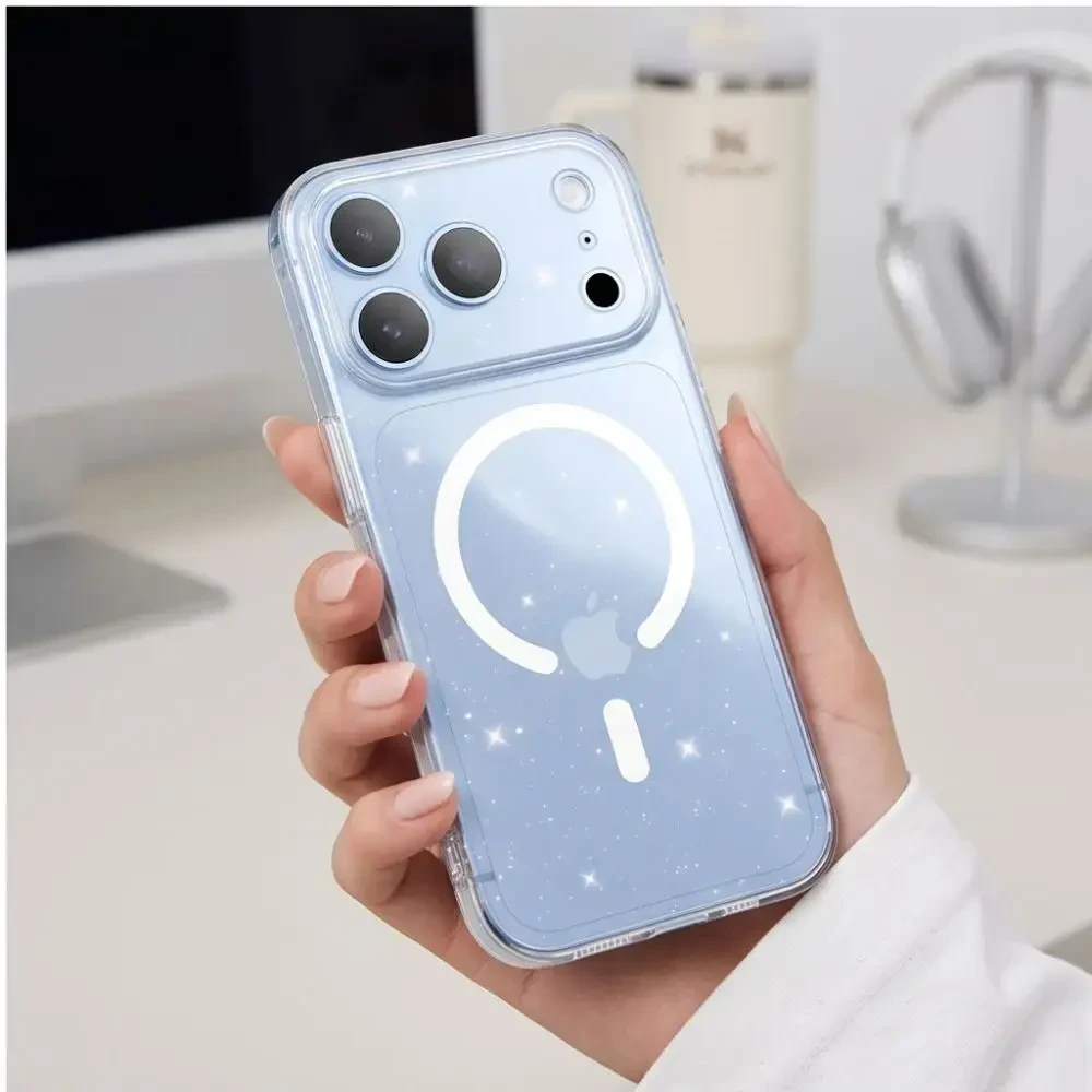 Dėklas Tech-Protect Flexair Magsafe iPhone 17 Pro Max / 18 Pro Max Glitter