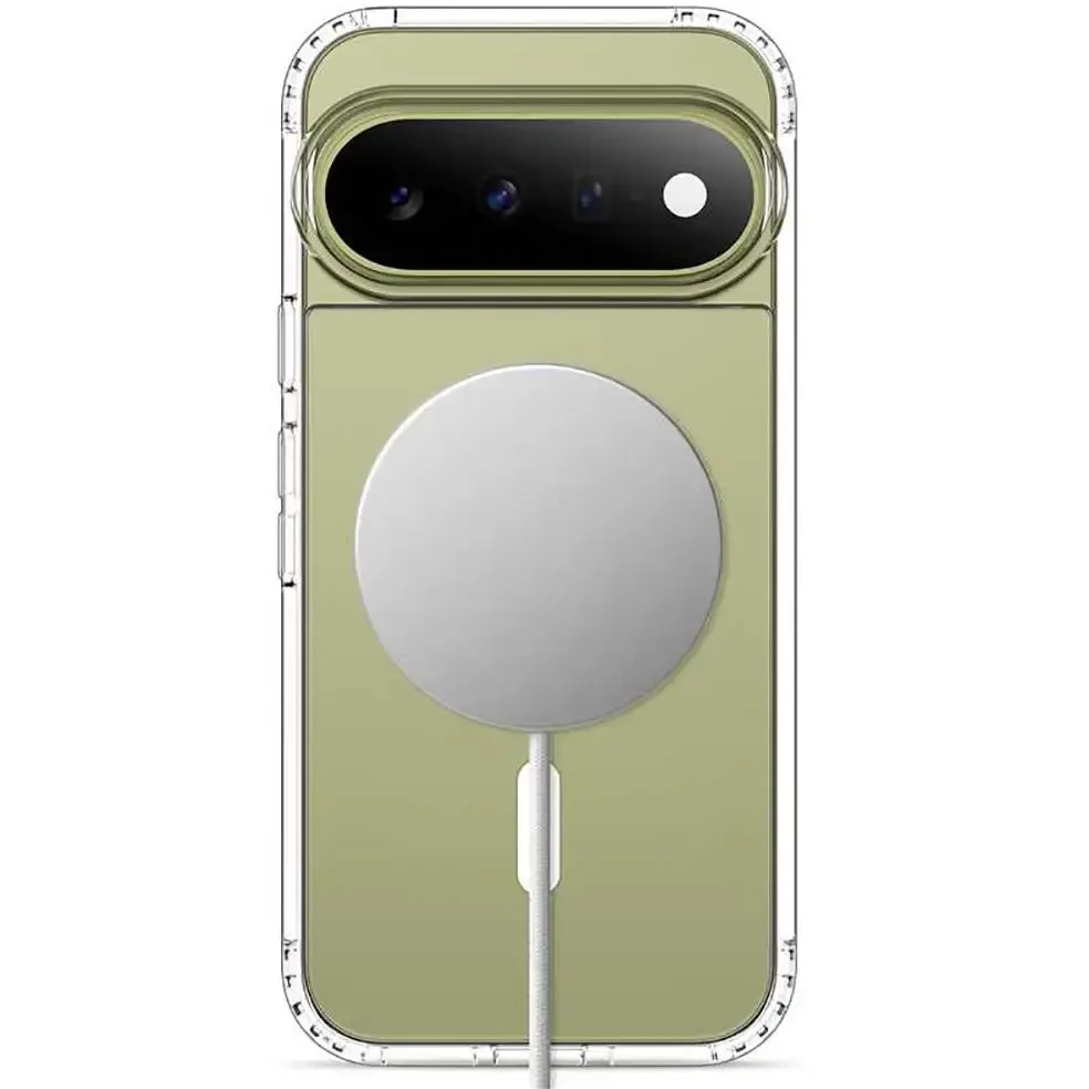 Dėklas TECH-PROTECT FLEXAIR HYBRID MAGSAFE GOOGLE PIXEL 9 / 9 PRO / 10 / 10 PRO / 11 / 11 PRO CLEAR