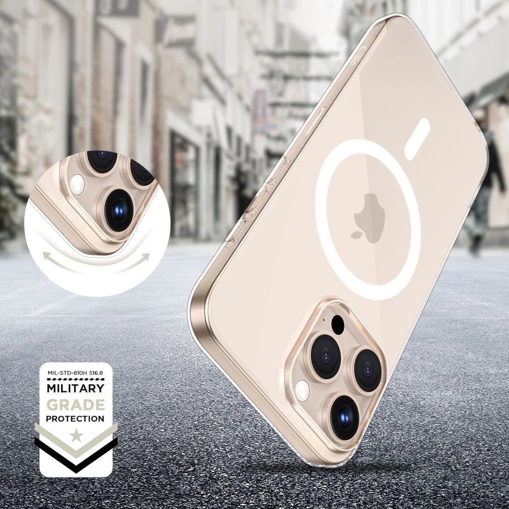„Tech-Protect FlexAir MagSafe“ dėklas, skirtas „iPhone 16e“ / „17e“ – skaidrus