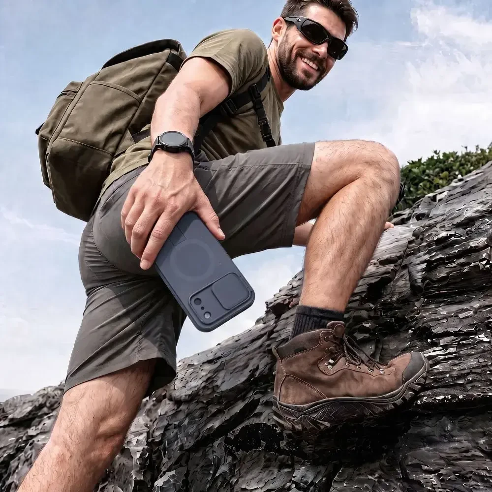 Dėklas Tech-Protect Kevlar Aura MagSafe Case for iPhone 18 Pro / 17 Pro - Navy Mėlyna