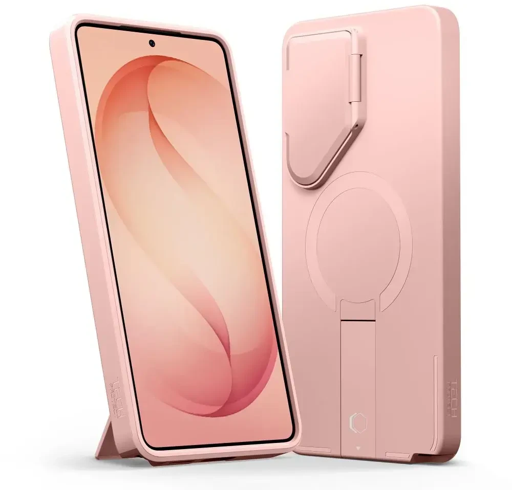 Dėklas Tech-Protect KEVLAR AURA MagSafe Samsung Galaxy S26 ULTRA ROŽINIS
