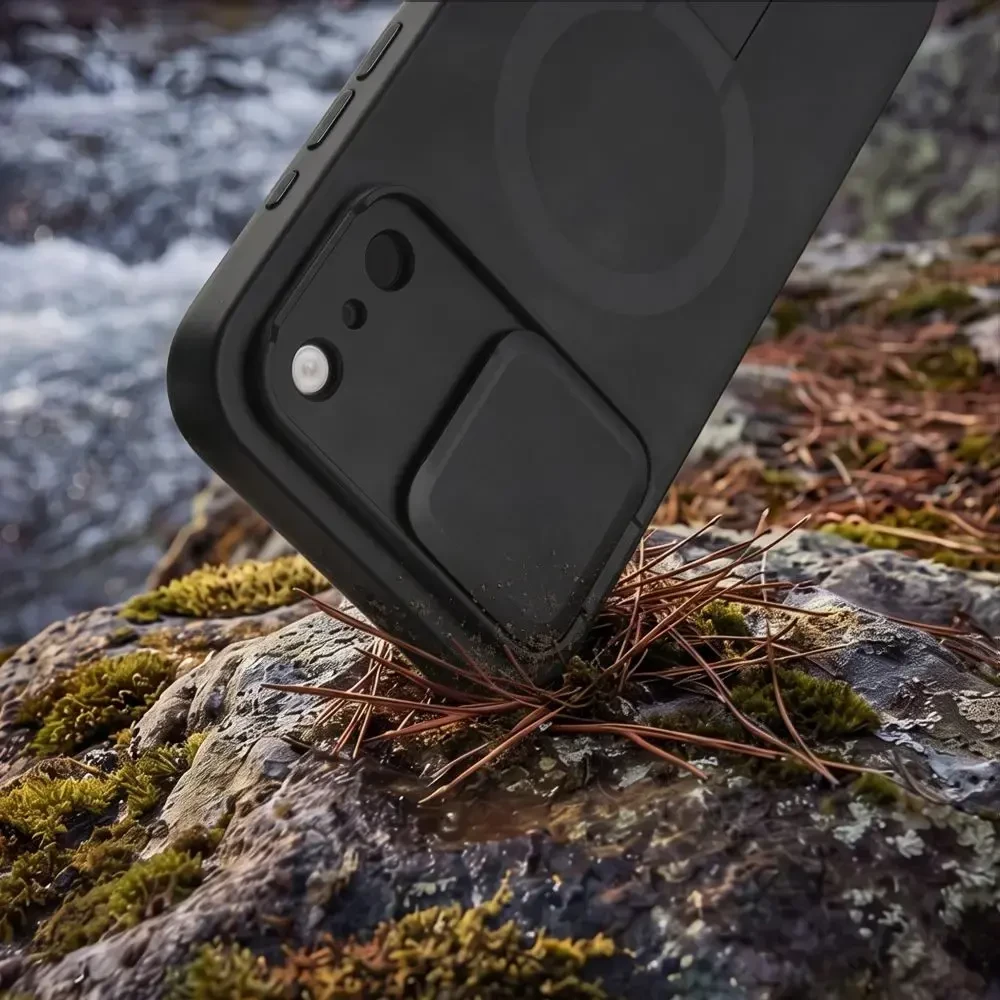 Dėklas Tech-Protect Kevlar Aura MagSafe Case for iPhone 18 Pro / 17 Pro - Juodas