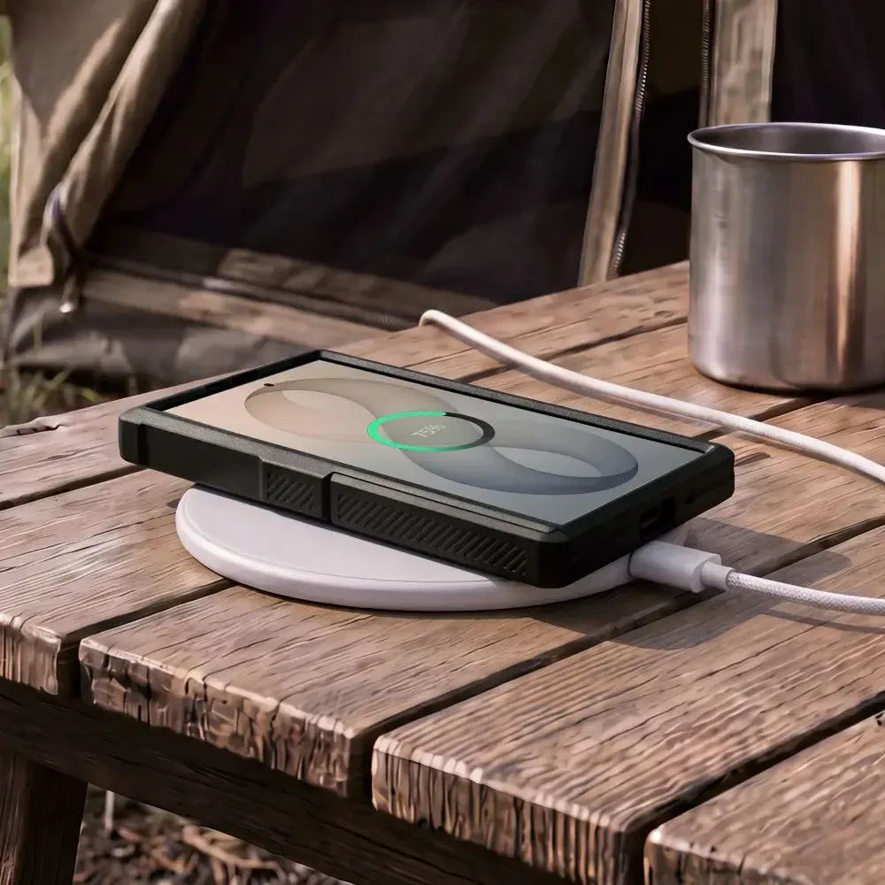 Dėklas TECH-PROTECT KEVLAR PRO MAGSAFE GALAXY Z FOLD 8 ULTRA Juodas
