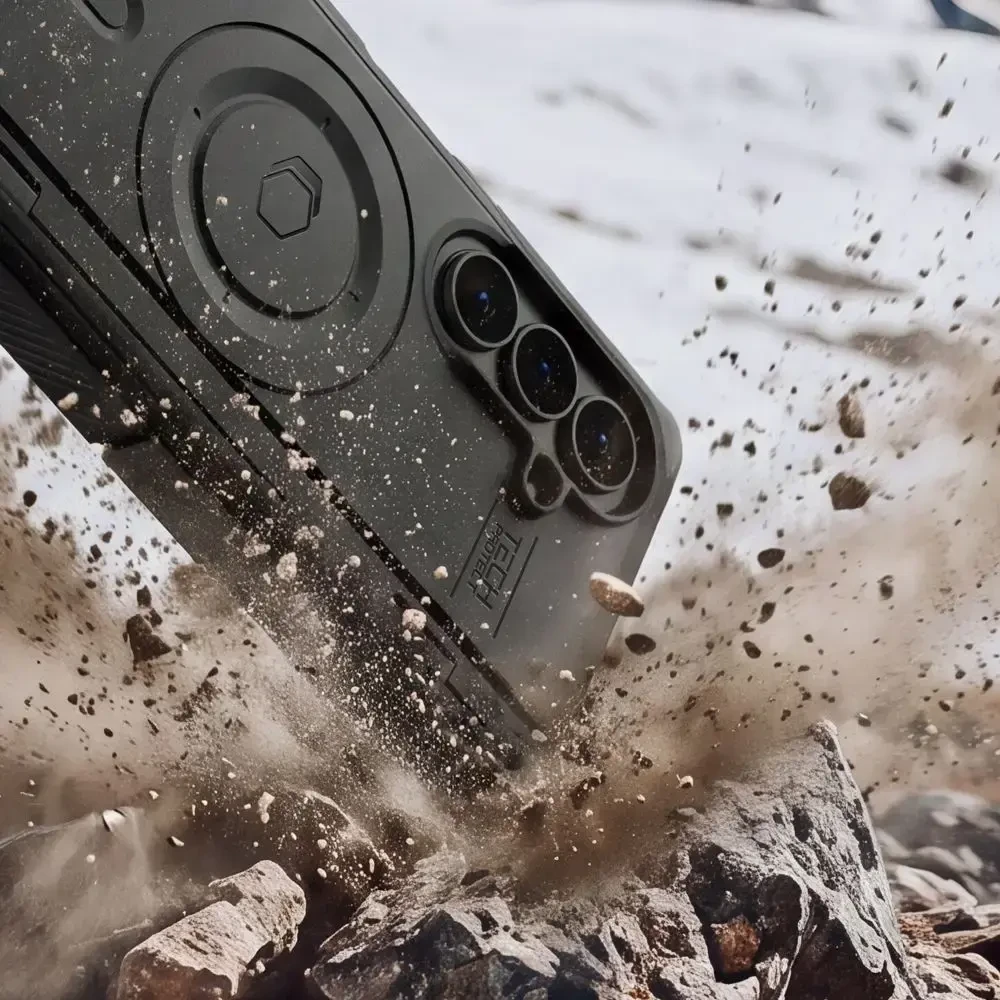 Dėklas TECH-PROTECT KEVLAR PRO MAGSAFE GALAXY Z FOLD 8 ULTRA Juodas