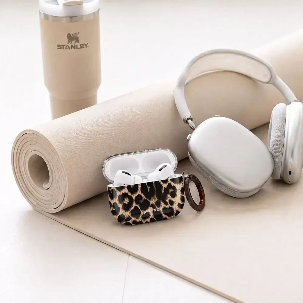 Dėklas Tech-Protect Lamano case for AirPods Pro 3 - juodas and ruda