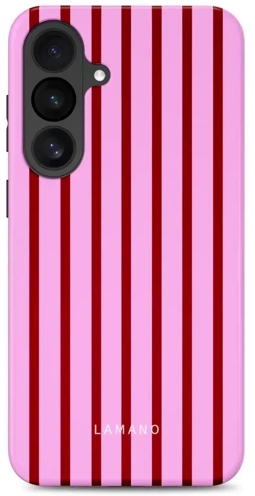 Tech-Protect Lamano MagSafe dėklas Samsung Galaxy S26 FE - raudona-rožinė