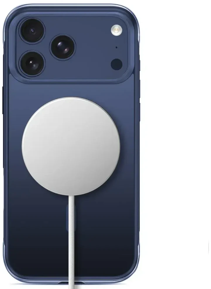Dėklas Tech-Protect MAGAIR MAGSAFE CC iPhone 17 PRO / 18 PRO MATINIS TAMSIAI MĖLYNAS