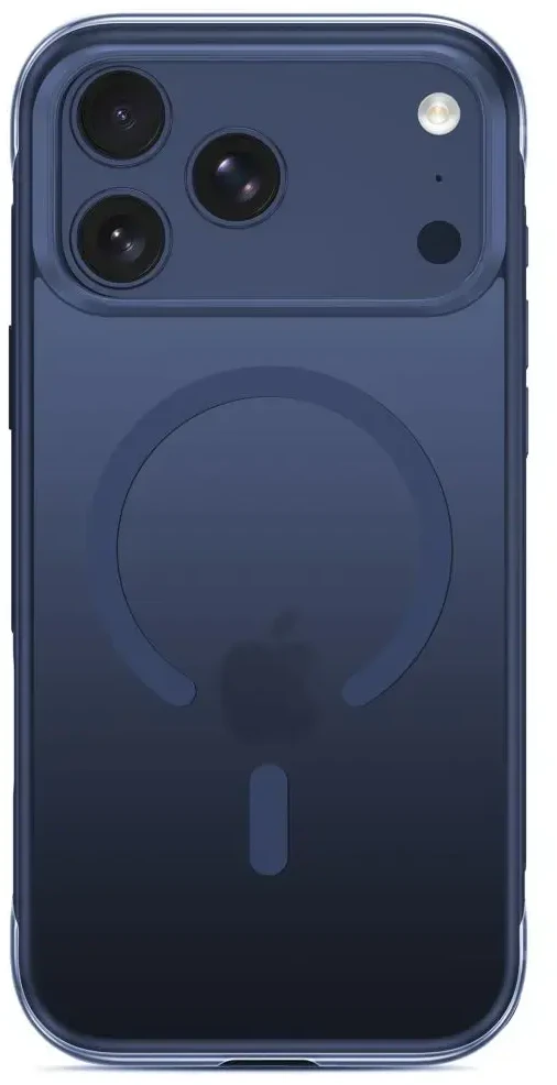 Dėklas Tech-Protect MAGAIR MAGSAFE CC iPhone 17 PRO / 18 PRO MATINIS TAMSIAI MĖLYNAS
