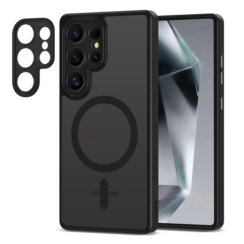 Dėklas Tech-Protect Magcam Magsafe Galaxy S25 Ultra matte juodas