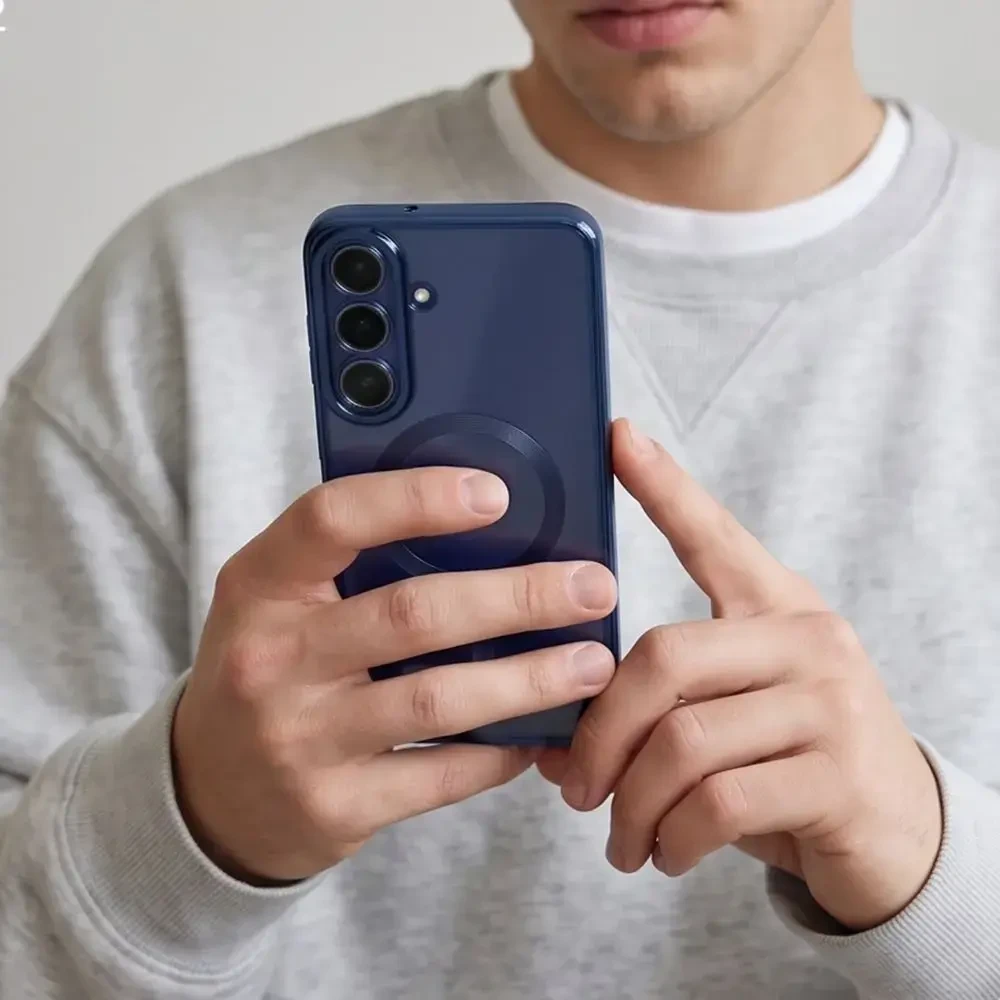 Tech-Protect MagFlex dėklas Samsung Galaxy S26 FE – tamsiai mėlyna
