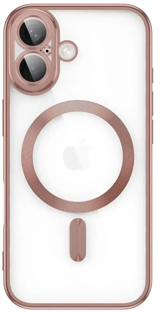 Dėklas Tech-Protect MagFlex Case for iPhone 17 - Transparent Rožinė