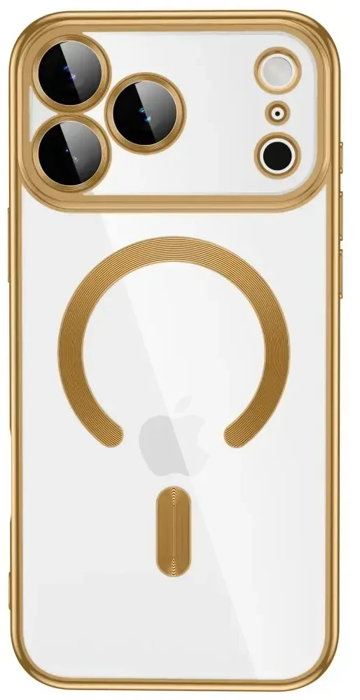 Dėklas TECH-PROTECT MAGFLEX MAGSAFE IPHONE 17 PRO MAX / 18 PRO MAX SHINY GOLD