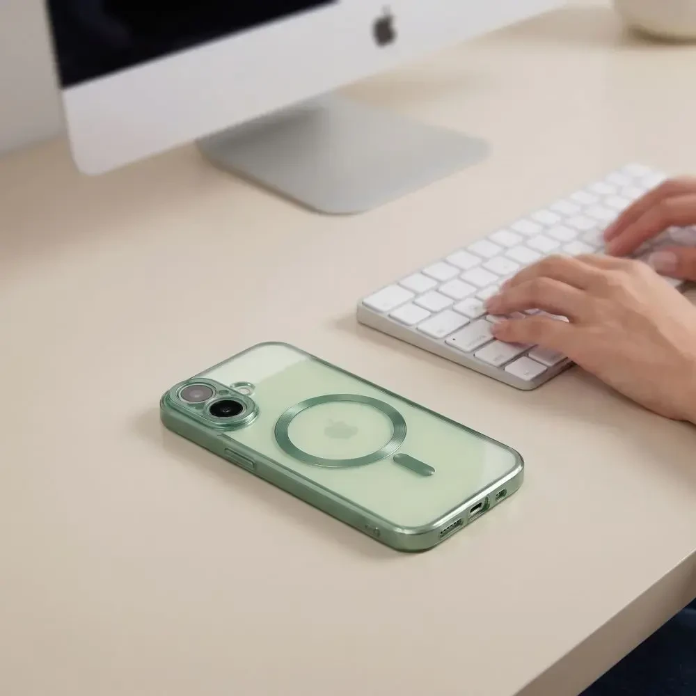 Dėklas TECH-PROTECT MAGFLEX MAGSAFE IPHONE 17 MATTE SAGE