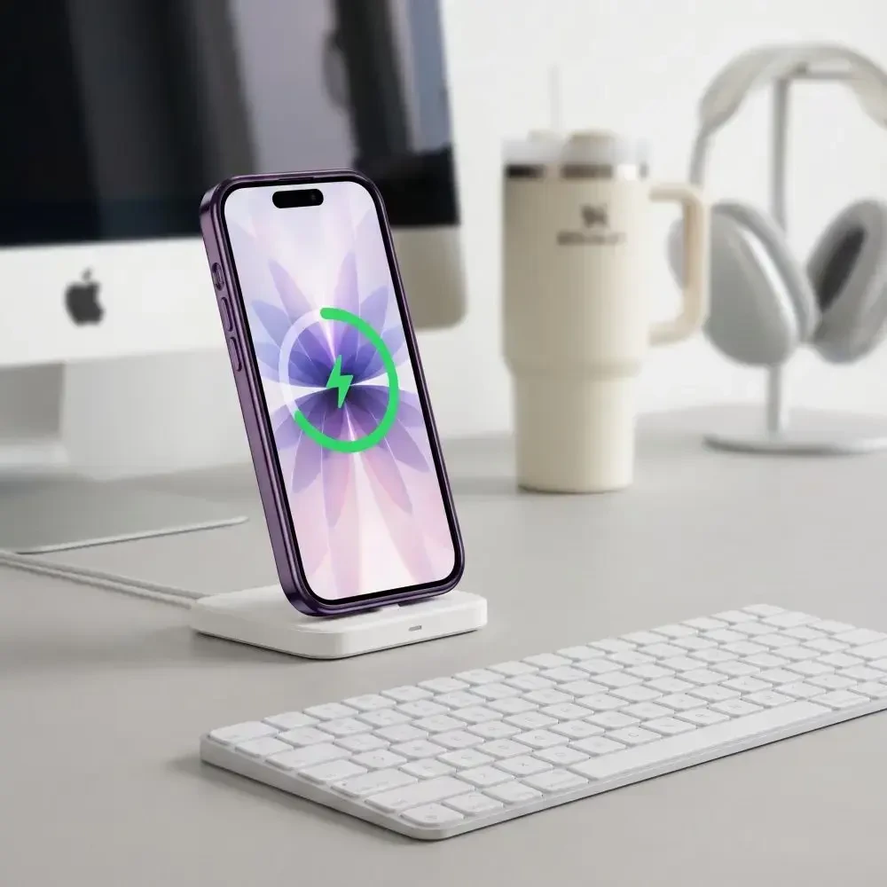 Dėklas Tech-Protect MagFlex Case for iPhone 17 - Transparent Violetinė