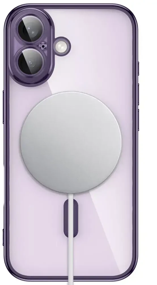 Dėklas Tech-Protect MagFlex Case for iPhone 17 - Transparent Violetinė