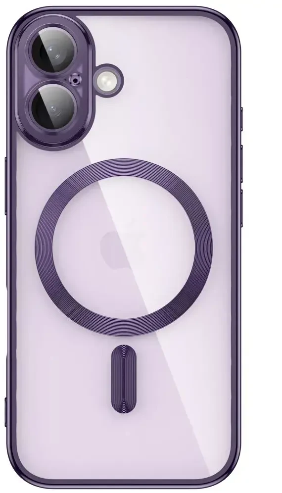 Dėklas Tech-Protect MagFlex Case for iPhone 17 - Transparent Violetinė