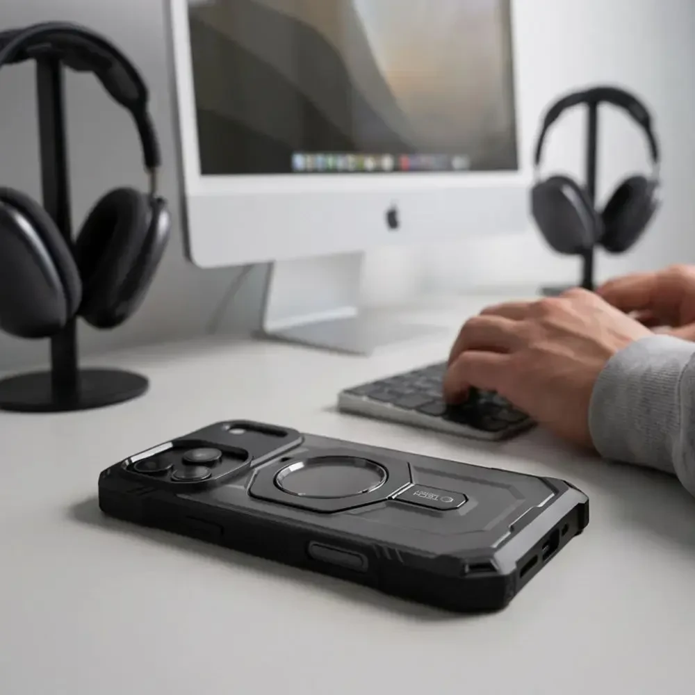 Dėklas Tech-Protect MagForce MagSafe Case for iPhone 17 Pro Max / 18 Pro Max - Matte Juodas