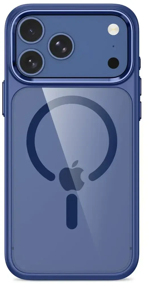 Dėklas Mėlyna Tech-Protect Magmat Magsafe CC do iPhone 17 Pro Max / 18 Pro Max deep mėlynas/clear