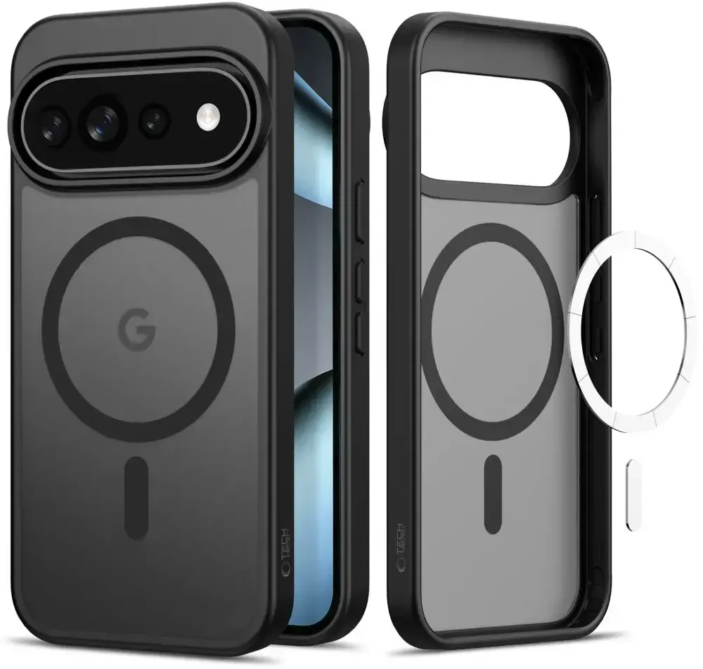 Dėklas TECH-PROTECT MAGMAT MAGSAFE GOOGLE PIXEL 9 / 9 PRO / 10 / 10 PRO / 11 / 11 PRO MATTE Juodas