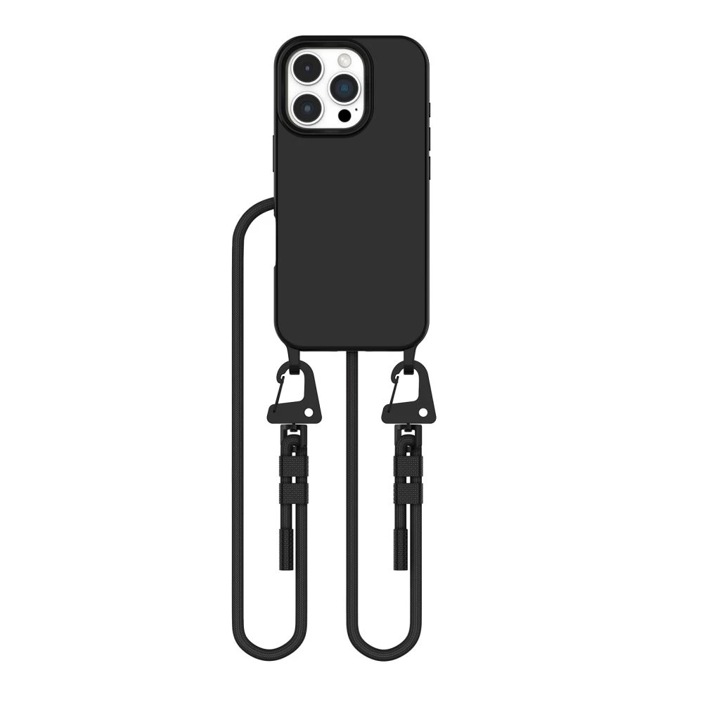 Apple iPhone 16 Pro Max Tech-Protect Magnecklace MagSafe dėklas telefonui juodos spalvos