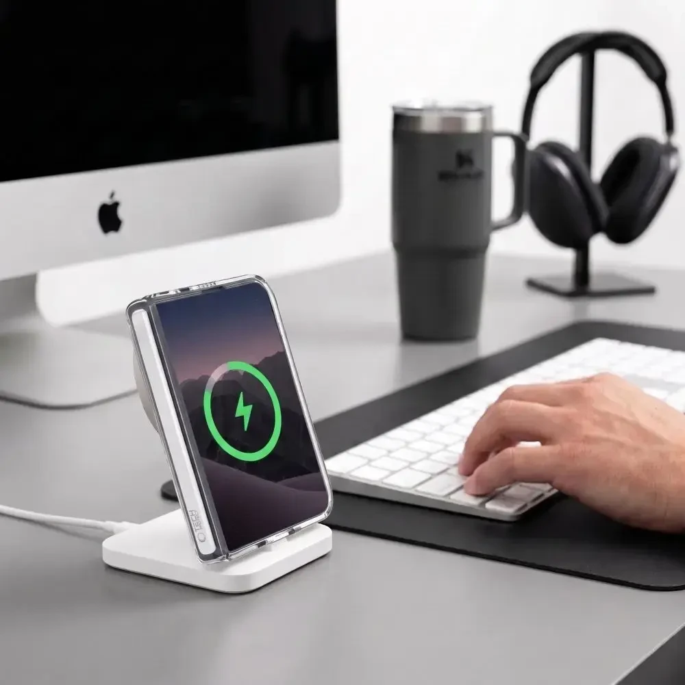 Dėklas TECH-PROTECT MAGPEAK MAGSAFE CC IPHONE DUO CLEAR