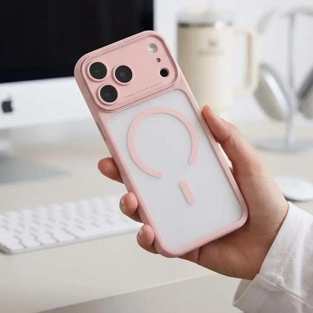 Dėklas TECH-PROTECT MAGPEAK MAGSAFE CC IPHONE 17 PRO / 18 PRO matinis rausvas