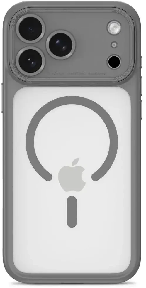 Dėklas TECH-PROTECT MAGPEAK MAGSAFE CC IPHONE 17 PRO / 18 PRO matinis titanas