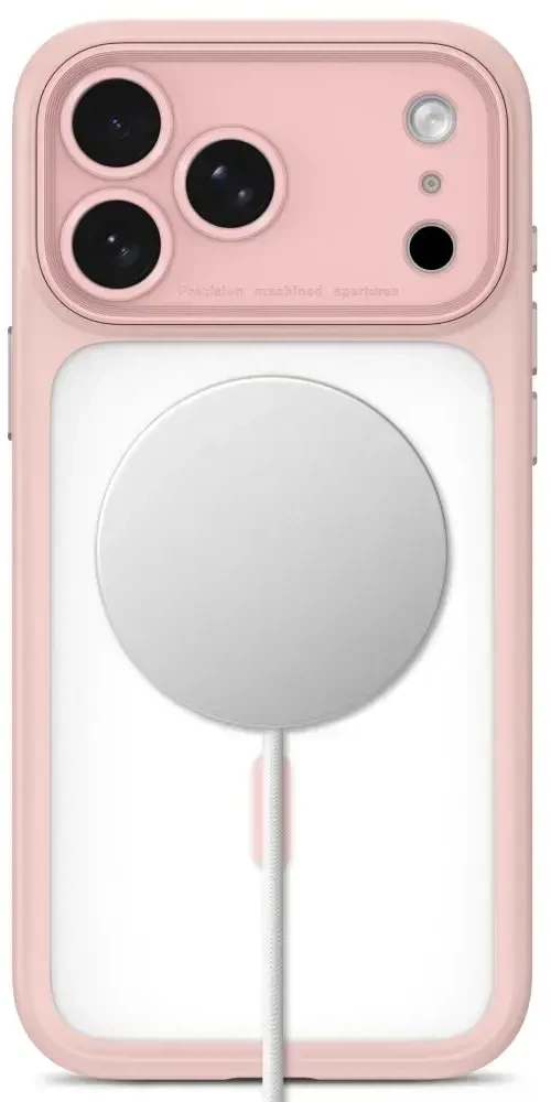 Dėklas TECH-PROTECT MAGPEAK MAGSAFE CC IPHONE 17 PRO / 18 PRO matinis rausvas