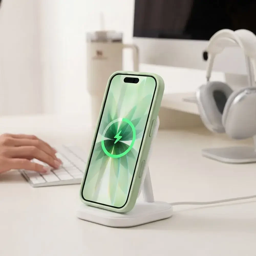 Dėklas TECH-PROTECT MAGPEAK MAGSAFE CC IPHONE 17 MATTE SAGE