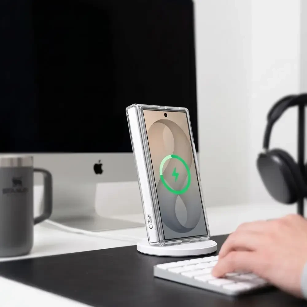 Dėklas Tech-Protect MagPeak MagSafe na Samsung Galaxy Z Fold 8 - skaidrus