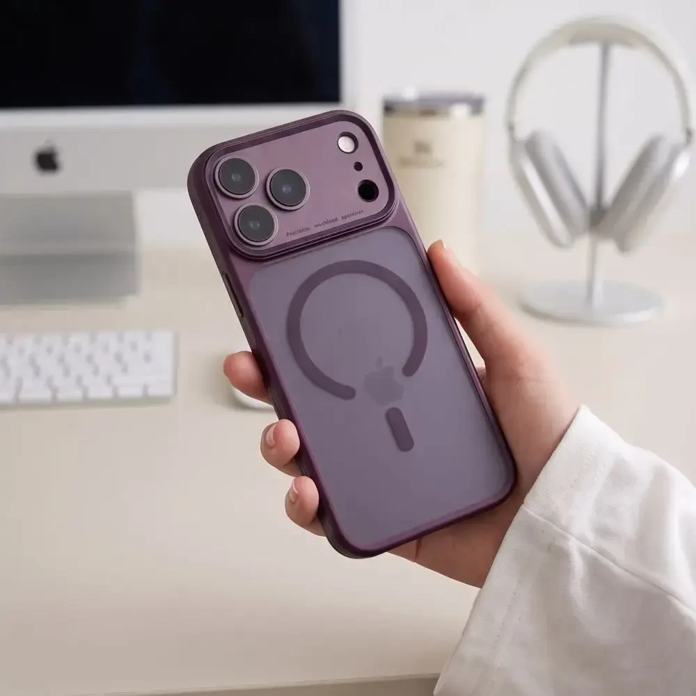 Dėklas Tech-Protect MagPrime MagSafe CC case for iPhone 18 Pro Max / 17 Pro Max - burgundy