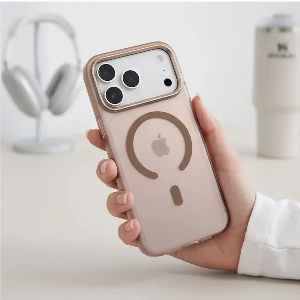 Dėklas Tech-Protect Magzero Magsafe do iPhone 17 Pro / 18 Pro matte desert auksinis