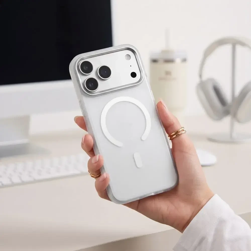 Dėklas TECH-PROTECT MAGZERO MAGSAFE IPHONE 17 PRO MAX / 18 PRO MAX MATTE Baltas