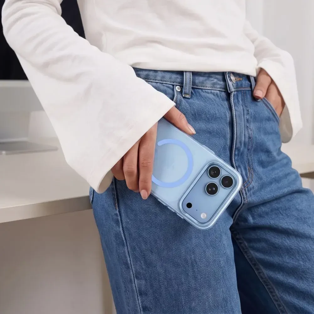 Dėklas Tech-Protect MagZero MagSafe case for iPhone 17 Pro / 18 Pro - light mėlynas matte