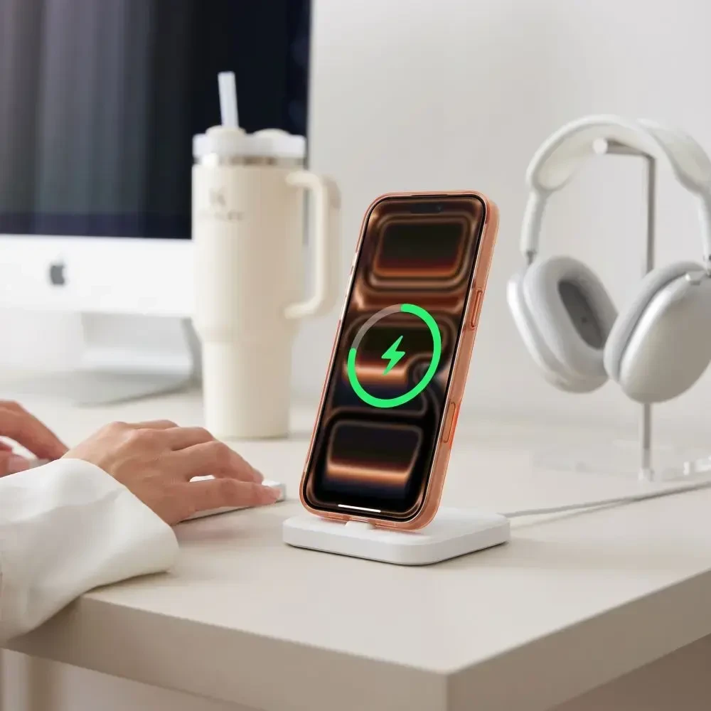 Dėklas TECH-PROTECT MAGZERO MAGSAFE IPHONE 17 PRO MAX / 18 PRO MAX MATTE COSMIC Oranžinis