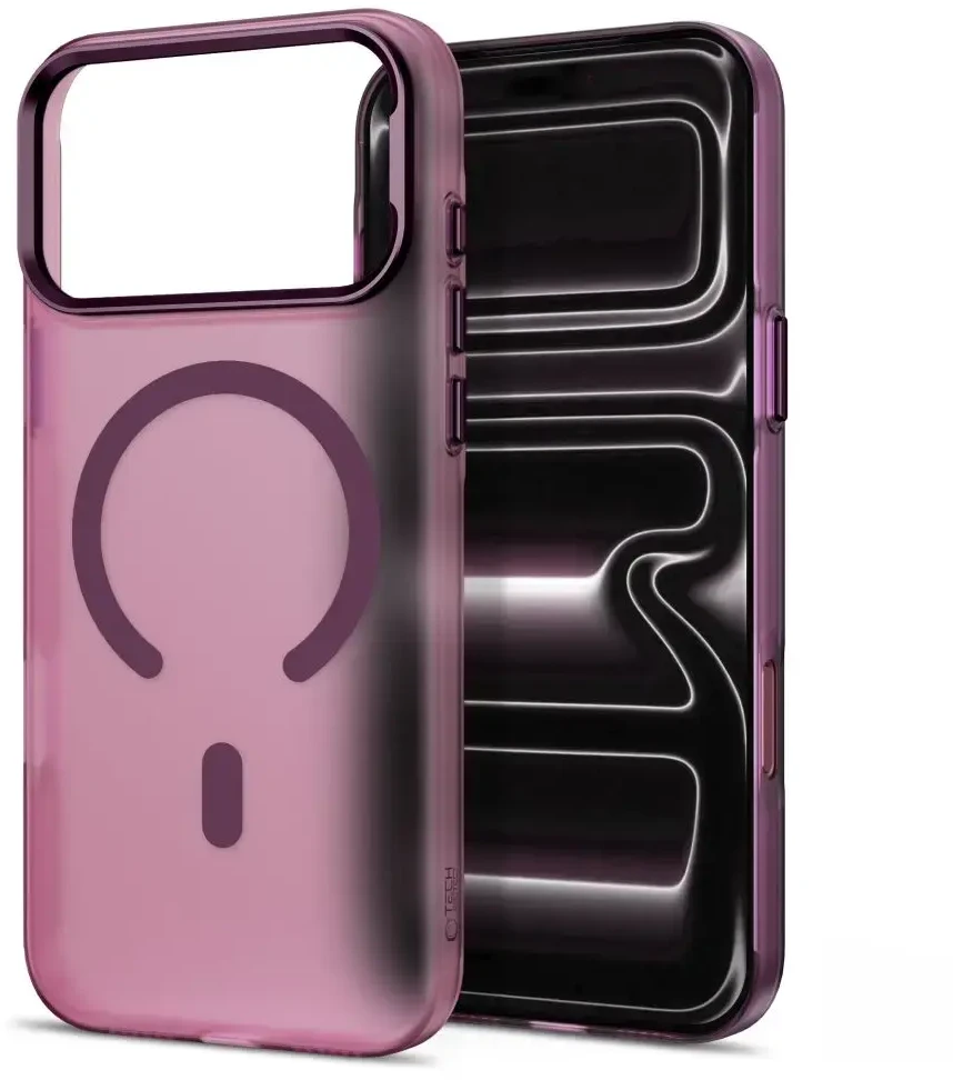 Dėklas TECH-PROTECT MAGZERO MAGSAFE IPHONE 17 PRO / 18 PRO MATTE DARK CHERRY