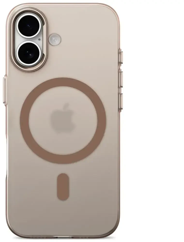 **Tech-Protect MagZero MagSafe dėklas, skirtas iPhone 17 – smėlio-rudos spalvos, matinis**