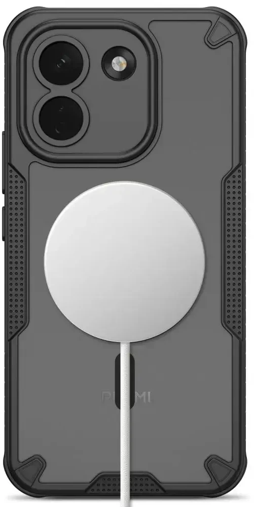 Dėklas Tech-Protect Rugged Shield MagSafe na Xiaomi Redmi Note 17 Pro Max 5G - juoda matowe