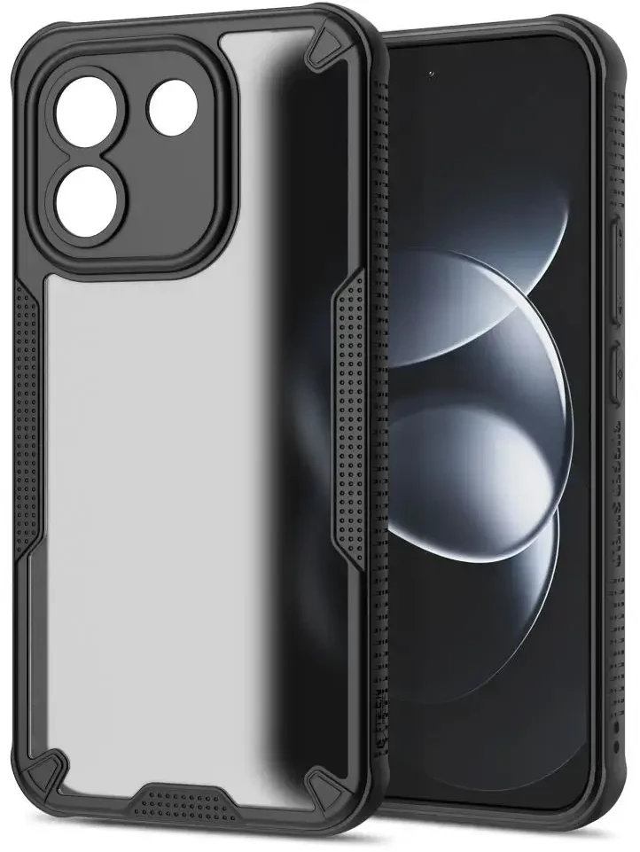 Dėklas TECH-PROTECT RUGGED SHIELD XIAOMI REDMI NOTE 17 PRO MAX 5G MATINIS Juodas