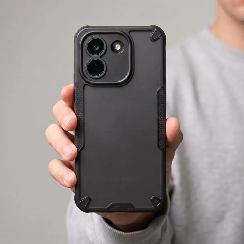 Dėklas TECH-PROTECT RUGGED SHIELD XIAOMI REDMI NOTE 17 PRO MAX 5G MATINIS Juodas