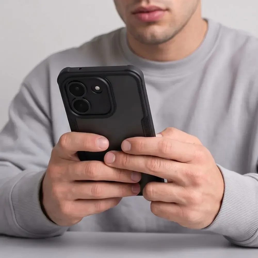 Dėklas TECH-PROTECT RUGGED SHIELD XIAOMI REDMI NOTE 17 PRO MAX 5G MATINIS Juodas