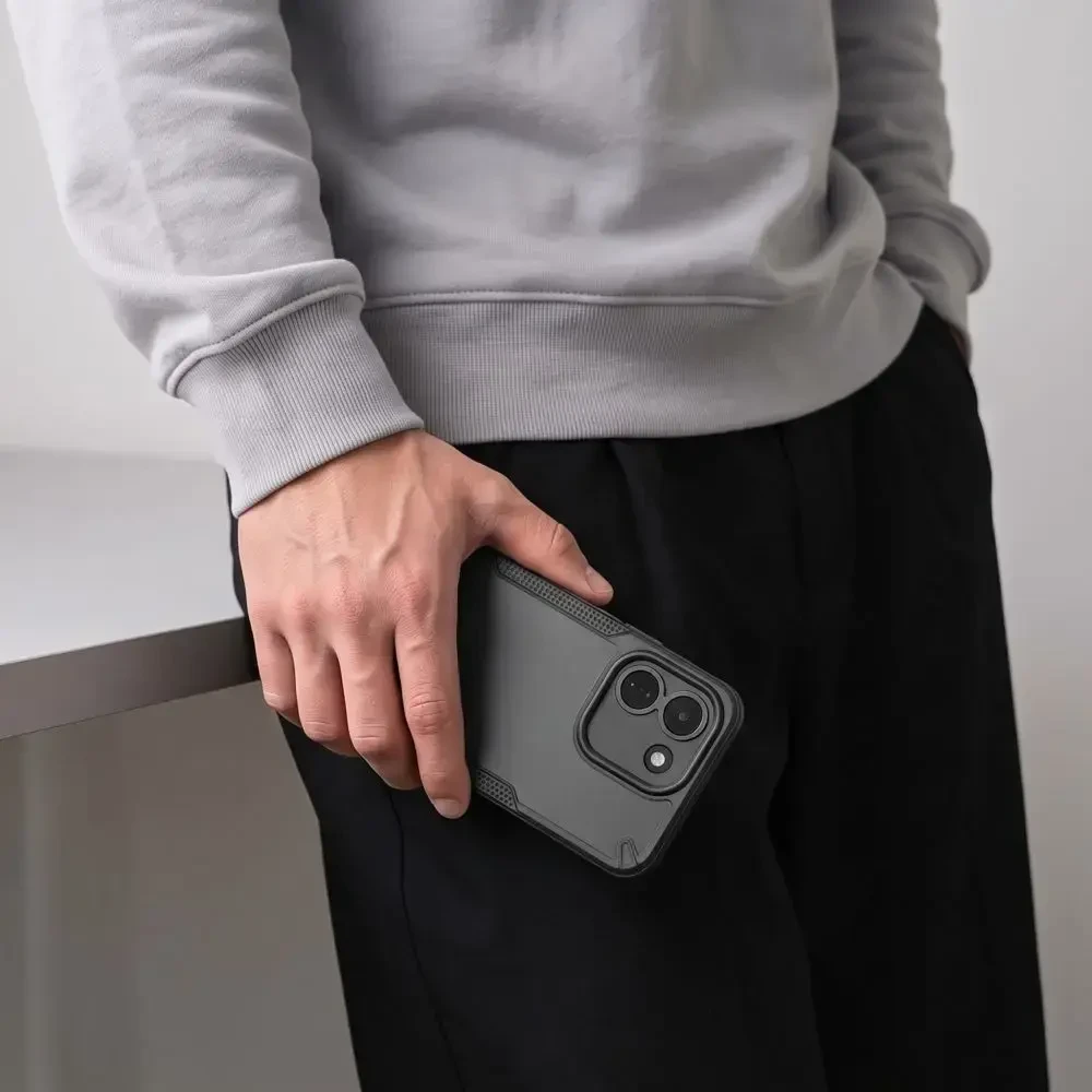 Dėklas TECH-PROTECT RUGGED SHIELD XIAOMI REDMI NOTE 17 PRO MAX 5G MATINIS Juodas