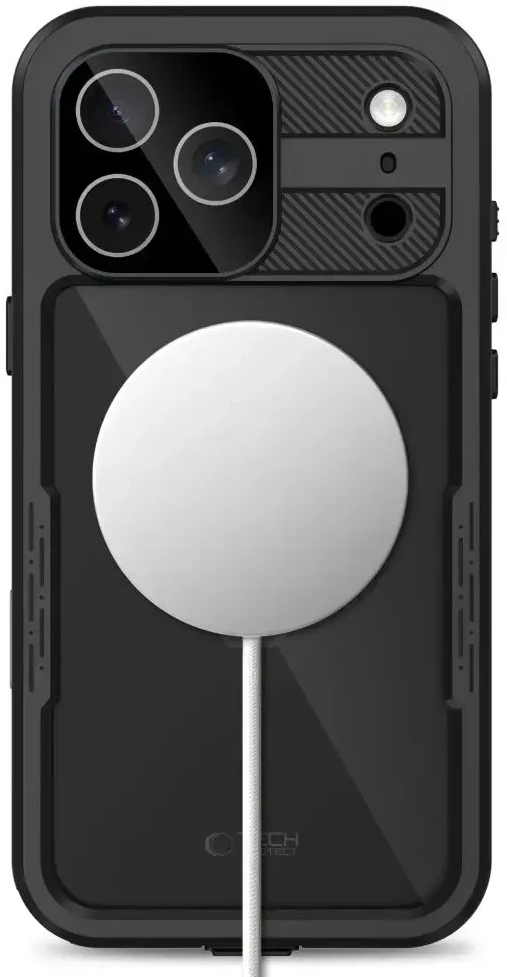 Dėklas TECH-PROTECT SHELLBOX MAGSAFE IP68 IPHONE 17 PRO / 18 PRO Juodas